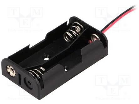 Paristotelineet 2 x AA Johdoilla - Paristokotelot - 888017 - 1