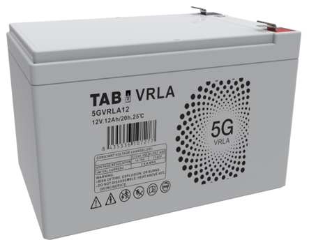 TAB Agm-akku 5GVRLA12 12V 12Ah - AGM ajovoima- ja teollisuusakut - 8435336107277 - 1