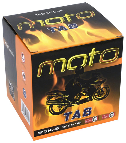TAB Mp-Akku YTX14L-BS/MYTX14L-BS 12V 12Ah 180A - AGM MP- ja kelkan akut - 8435336180607 - 2