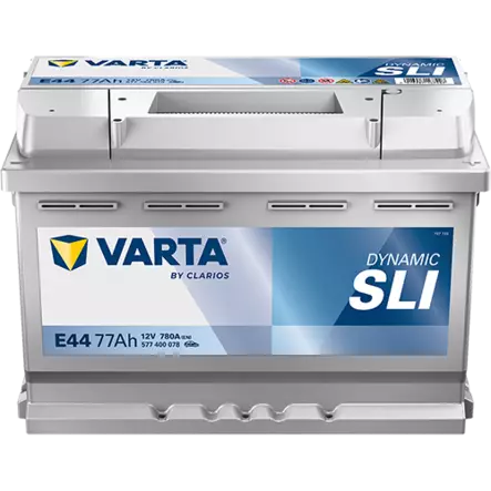 Varta Silver E44 12V 77Ah 780A - Varta käynnistysakut - 4016987167427 - 1