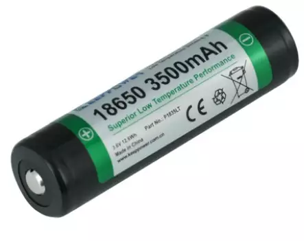 Keeppower P1835LT 18650 3.7V3500mAh 2kpl - 18650 Li-ion kennot - 6970906550647 - 2