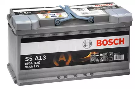 Bosch Start Stop AGM S5A13 12V 95Ah 850A - Bosch käynnistysakut - 4047025244367 - 1