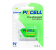 PKCELL 9V Ready To Use 250mah - C,D,9V Akut ja kennot - 6942449546227 - 1