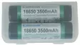 Keeppower P1835LT 18650 3.7V3500mAh 2kpl - 18650 Li-ion kennot - 6970906550647 - 7
