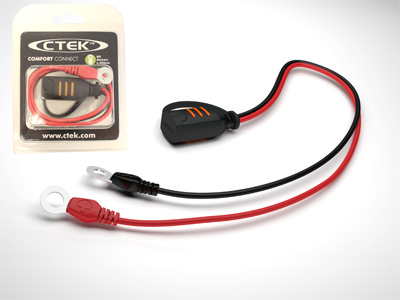 Ctek lisäjohto 400mm 6mm silmukoilla - Laturi- ja virtalähdetarvikkeet - 7350009562607 - 1