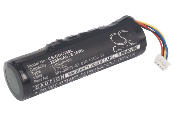 Garmin GPS-akku Liion 3.7v 2200mAh DC50 - Garmin navigaattorin akut - 4894128079927 - 1