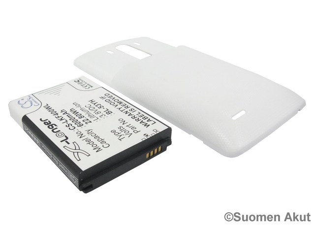 LG Puhelimen Akku 3.8v 6000mAh Li-Ion V - LG kännykän akut - 4894128092537 - 1