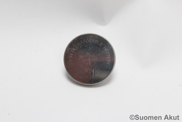 LIR2430 3.6V Ladattava Nappi li-ion 90mA - LIR Nappikennot 3.6v - 100147 - 1