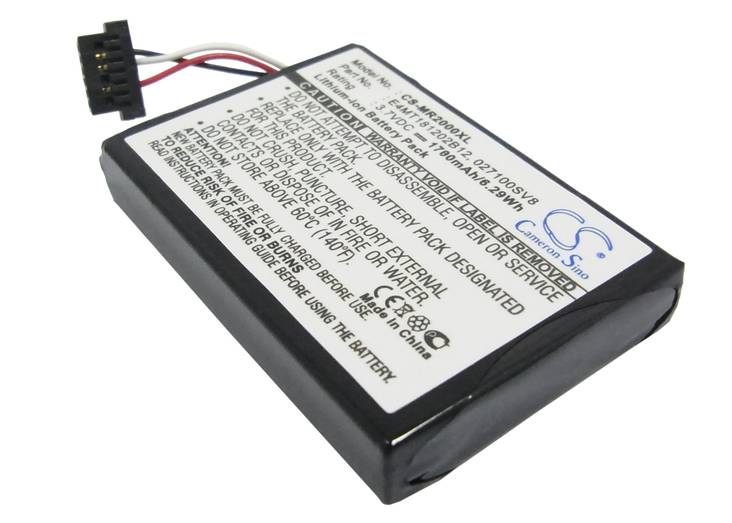 Magellan GPS-akku 3.7v 1700mAh Lion - Muiden merkkien navigaattorien akut - 4894128019077 - 1