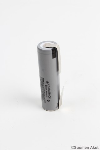 Panasonic CGR18650CH 3.7V2250mAh LiionJK - Liion Juotoskorvalliset kennot - 99517 - 1