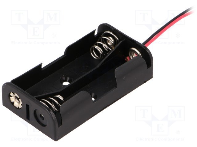 Paristotelineet 2 x AA Johdoilla - Paristokotelot - 888017 - 1