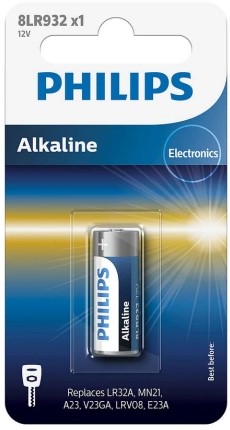 Philips Alkaliparisto A23/LRV08 12V - 23A alkaliparistot - 8711500557537 - 1