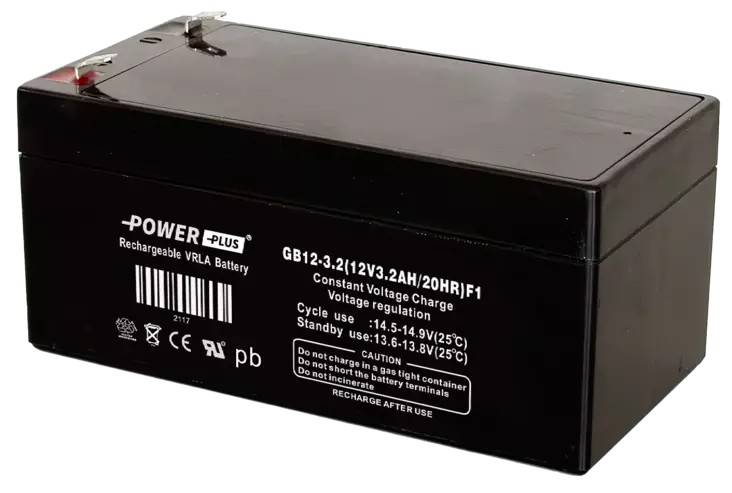 Power Plus Agm-akku 12V 3,2Ah - AGM ajovoima- ja teollisuusakut - 2117 - 3