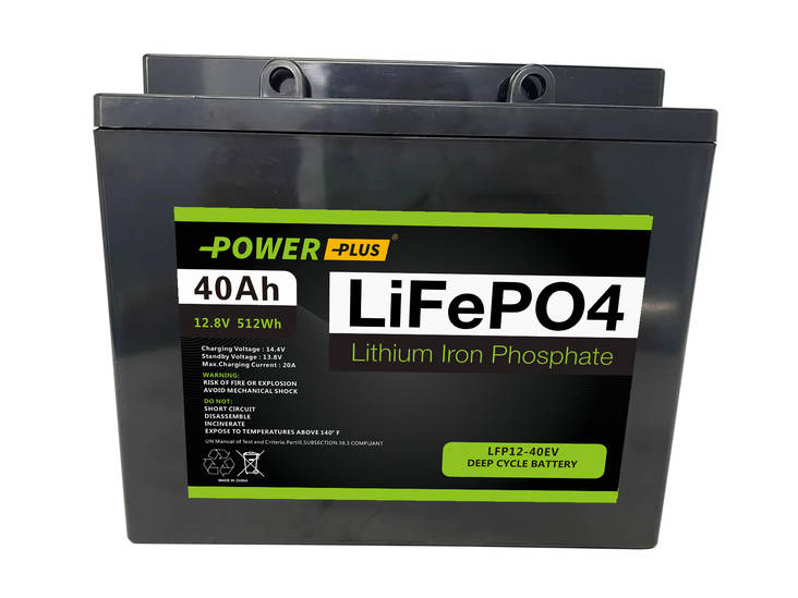 Power Plus LFP12-40EV akku12,8V40Ah - Li-ion ajovoima- ja teollisuusakut - 78347 - 1