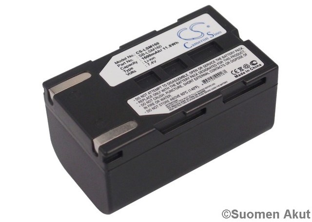 Samsung 7.4v 1600mAh SB-LSM160 Li-ion - Samsung kameranakut - 4894128000167 - 1