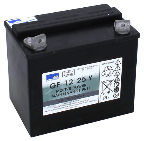 Sonnenschein geeliakku GF12/25Y 12v 25Ah - Geeli ajovoima- ja teollisuusakut - 4007 - 1