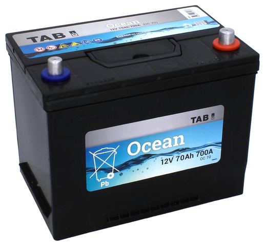 TAB Ocean start OC70 12v 70Ah 232870 - Tab vene- ja vapaa-ajan akut - 3838807032187 - 1