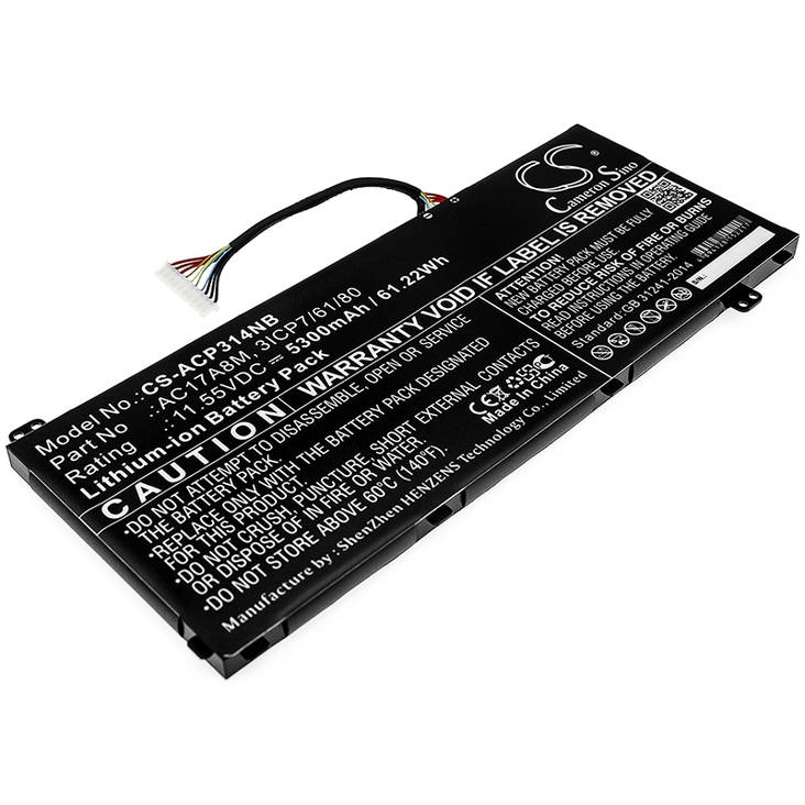 Tietokoneen Akku ACER 11,55V 5300mA(374) - Acer kannettavan akut - 4894128152217 - 1
