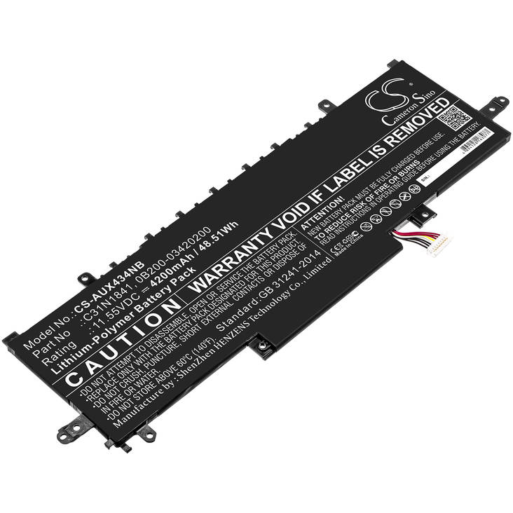 Tietokoneen Akku ASUS 11.55V 4200mA(563) - Asus kannettavan akut - 4894128163077 - 1