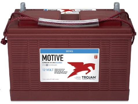 Trojan akku 30XHS UT 12V 130Ah/20Hr - Putki- ja massalevyakut - 5123497 - 1