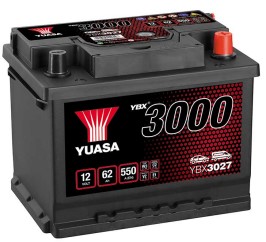 Yuasa KäynnistysakkuYBX3027 12V62Ah 550A - Yuasa käynnistysakut - 5050694029547 - 1
