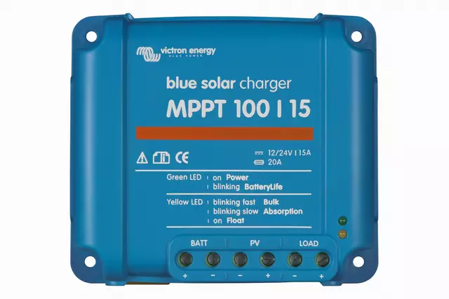 Victron Blue Solar MPPT 100/15 säädin - Aurinkopaneelisäätimet MPPT - 8719076025337 - 1