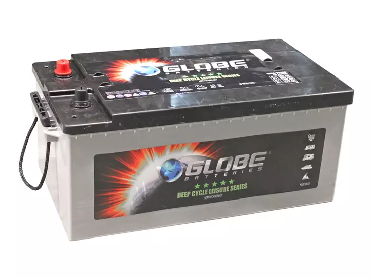 Globe Deep cycle Agm-akku 12V 220Ah - AGM ajovoima- ja teollisuusakut - 6438255772207 - 1