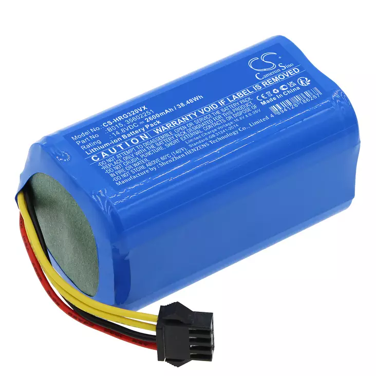 Hoover B015 akku 14.8V 2600mAh Li-Ion - Robotti- ja varsi-imurin akut - 4894128186267 - 1
