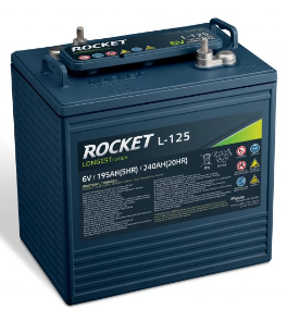 Rocket L-125 6V 240AH/20HR WNT - Putki- ja massalevyakut - 12365707 - 1