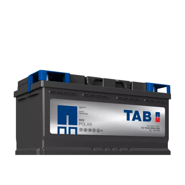 TAB Polar S92 12V 92Ah 800A(EN) - Tab käynnistysakut - 3838807027077 - 2