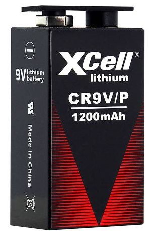 Xcell 9V Litiumparisto CR9V/P 1200mAh - 9V Lithiumparistot - 4042883313477 - 1