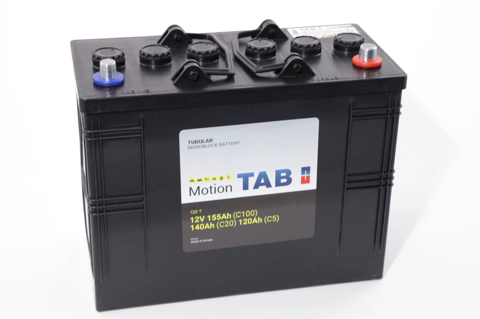 TAB Motion Tubular 120T 12v 140Ah/20hr 344x172x262/284