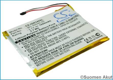 Garmin GPS-akku 3.7v1000mAh 361-00046-00 - Garmin navigaattorin akut - 4894128056508 - 1