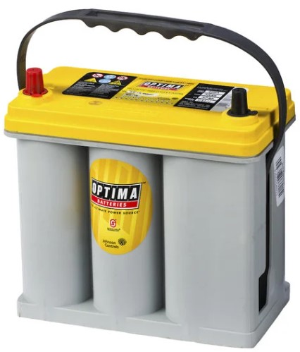 Optima akku YellowTop YT S 2.7J 12V 38Ah 460A - Optima käynnistysakut - 4016987113608 - 1