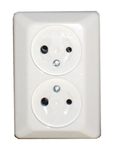 Pistorasia kaksiosainen 12v pinta - Aurinkoenergia valaisintarvikkeet - 6430057540008 - 1