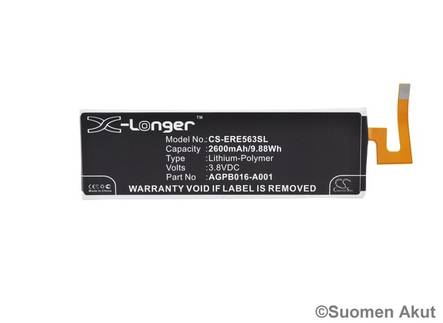 Sony Ericsson 3.8V 2600mAh Li-poXperiaM5 - Sony Ericsson kännykän akut - 4894128111368 - 1