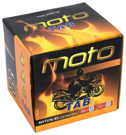 TAB AGM Mp-Akku YTX16-BS/MYTX16-BS 12V 14Ah 200A - AGM MP- ja kelkan akut - 8435336180638 - 2