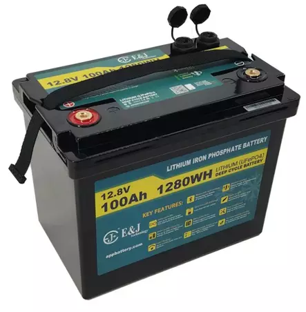 E&J12100HBTK Li-ion akku12,8V100Ah - Li-ion ajovoima- ja teollisuusakut - 1587798 - 1
