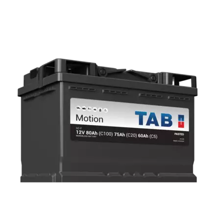 TAB Motion Pasted 12v 75Ah/c20 60P - Putki- ja massalevyakut - 3838807029798 - 2