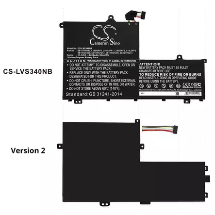 Tietokoneen Akku Lenovo11.4V3200mAh(683 - Lenovo kannettavan akut - 4894128155218 - 1