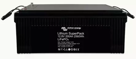 Victron SuperPack akku 12,8V/200Ah - Li-ion ajovoima- ja teollisuusakut - 8719076047568 - 1