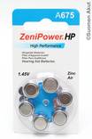 ZeniPower Kuulolaiteparisto A675 1,45V - Kuulolaiteparistot - 6923601285048 - 1