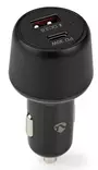 Nedis 12V/24V USB autolaturi 2 porttia - Autopistokelaturit mobiililaitteisiin - 5412810293438 - 1