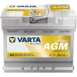 Varta Start Stop AGM A8 XEV12V 60Ah 680A - Varta käynnistysakut - 4016987165508 - 1