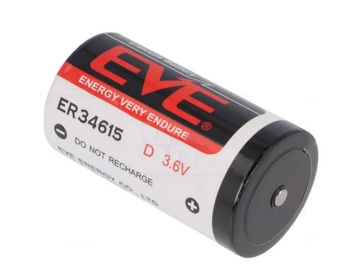 EVE D Lithiumparisto 3.6V ER34615 19AH - 3.6V Lithiumparistot - 1739478 - 1