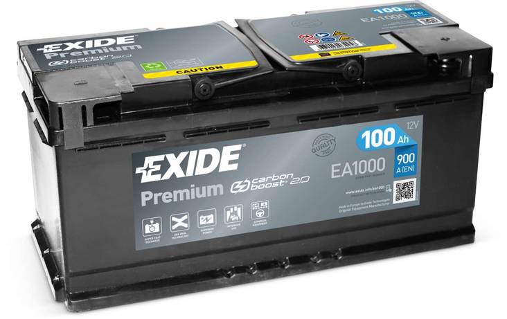Exide Premium EA1000 12V 100Ah - Exide käynnistysakut - 3661024034258 - 1