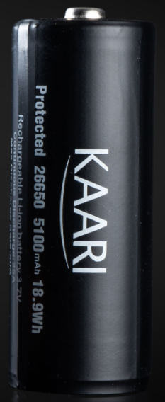 Kaari 26650 3.7V 5100mAh Liion - Muut Li-ion kennot - 6430067631338 - 1