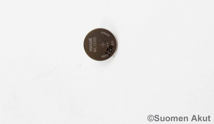 ML1220 3.0V ladattava nappi li-ion 15mAh - ML/VL Li-ion 3V nappikennot - 411556238 - 1