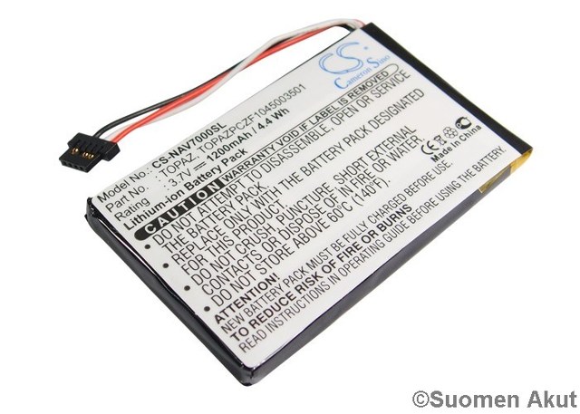 Navigon 70 GPS-akku Liion 3.7v 1200mAh - Navigon navigaattorin akut - 4894128039778 - 1
