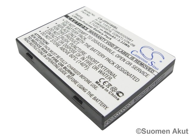 OPTICON akku 3,7v 900mAh Liion H-192 - Viivakoodinlukija-akut - 4894128045168 - 1